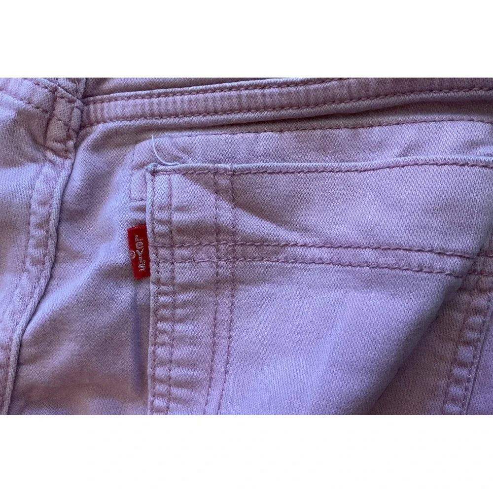 Levis Girls Pink Wide Leg Cargo Pants Utility Trousers Size 14